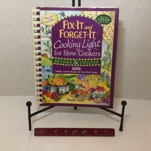 Fix It and Forget It Cooking Light for Slow Cookers 600 Low Fat Healthy Recipes